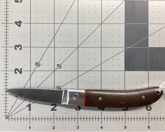 R.W. LOVELESS KNIFE R.W. (BOB) LOVELESS DESIGN FOR LNOE WOLF KNIVES "CITY KNIFE" MADE IN ITALY IS IN WODERFUL CONDITION. HAS VERY LIGHT SIGNS WEAR ON METAL AT HINGE