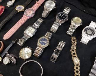 ASSORTED WATCHES, ELGIN, BETTY BOOP, TIMEX, GENEVA