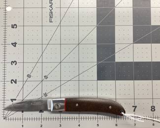 R.W. LOVELESS KNIFE R.W. (BOB) LOVELESS DESIGN FOR LNOE WOLF KNIVES "CITY KNIFE" MADE IN ITALY IS IN WODERFUL CONDITION. HAS VERY LIGHT SIGNS WEAR ON METAL AT HINGE