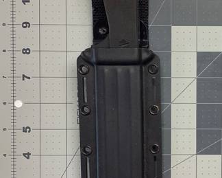 BUCK STRIDER TANTO KNIFE BU890TX MONSTER TANTO BY BUCK INCLUDES SHEATH. 6 5/8 INCH BLADE