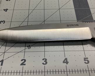 BYRON USA KNIFE 6 INCH BLADE WITH MICARTA HANDLE WITH KYDEX SHEATH