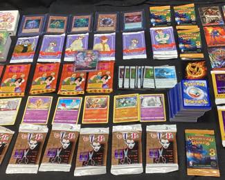 ASSORTED TRADING CARDS, POKÃMON, DISNEY HUNCH BACK OF NOTER DAME, THE CUT-UPS PROJECT, HAUNTED HOOPS, ANASTASIA