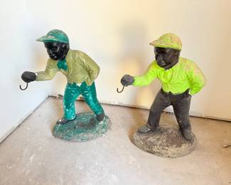 Ceramic "Yard Jockeys" 26-3/4" to 27" Tall  $ 175.00 each - OBO