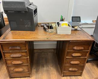 Vintage Desk - Solid Wood $ 95.00 - Chair not included