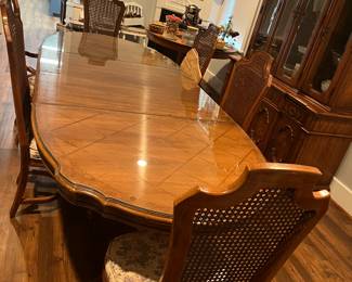 10PC Dining Room Set- Table w/6 chairs & China Cabinet - $ 900.