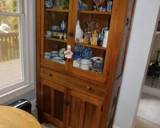 ANTIQUE OAK MICHIGAN PIE SAFE/CUPBOARD