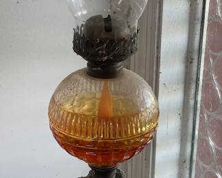 Vintage oil lamp