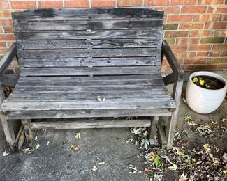 Outdoor bench