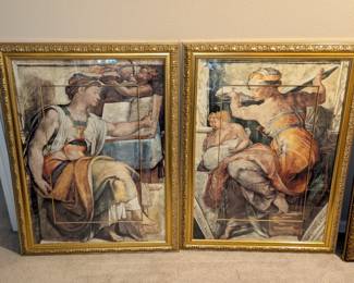 Assorted paintings, framed and in excellent condition, ready to hang. Many are signed and/or limited edition prints. Unique landscapes, portraits, still art, and abstract images. Ornate and simple frames, some textured, some include glass covering.