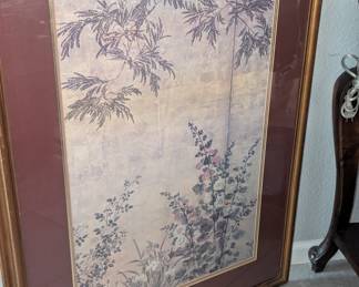 Assorted paintings, framed and in excellent condition, ready to hang. Many are signed and/or limited edition prints. Unique landscapes, portraits, still art, and abstract images. Ornate and simple frames, some textured, some include glass covering.