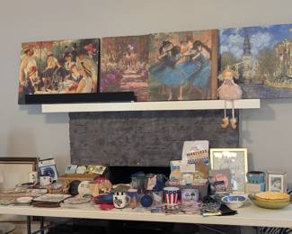 Party supplies - decor, serving ware, cards, banners, candles, gifts, etc