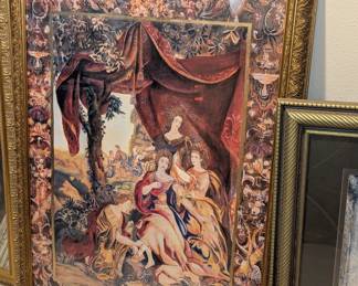 Assorted paintings, framed and in excellent condition, ready to hang. Many are signed and/or limited edition prints. Unique landscapes, portraits, still art, and abstract images. Ornate and simple frames, some textured, some include glass covering.