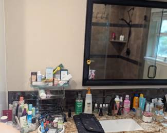 Vanity accessories - makeup, haircare, lotions, nailcare, etc