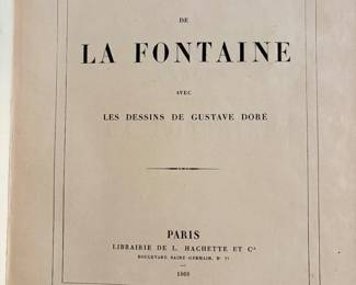 Vintage Book La Fontaine