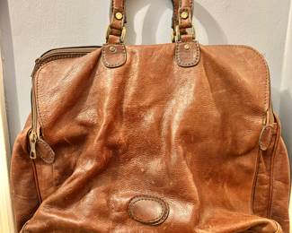 Vintage Leather Duffle