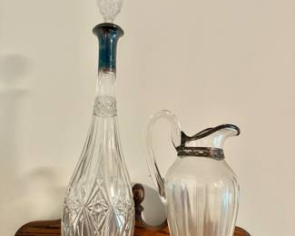 Vintage Decanter and Pitcher