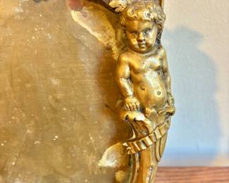 Vintage French Bronze Picture Frame - Missing Glass