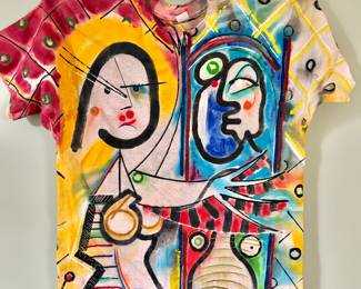 Hand Painted Abstract and Expressionistic Original Art T-Shirt by Jeff Bond