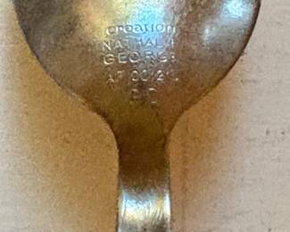 Vintage Air France Spoon Nathalie George Creation