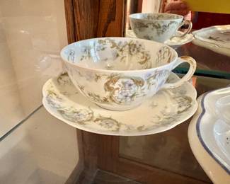 Haviland Limoges Porcelain Cup and Saucer Set
