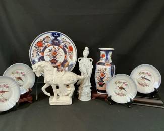 Asian Hues Of Blue Decor