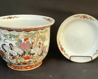 Famille Rose Planter 