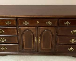 Brown Triple Dresser