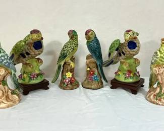 Paradise Bird Figurines 