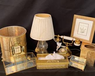 Assorted Gold Decor