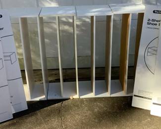 Two Shelf Shoe Organizers