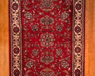 Red Fringed Rug