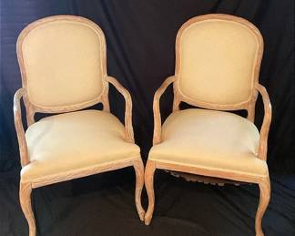 Set Of Two Upholstered Armchairs