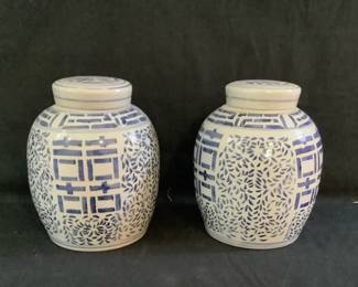Porcelain Ginger Jars