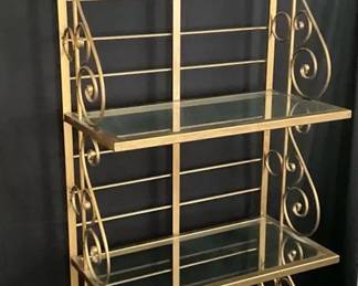 Gold Framed Bakers Shelf 
