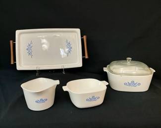 Blue Cornflower Serving