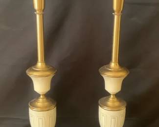 White Gold Lamp Twins 