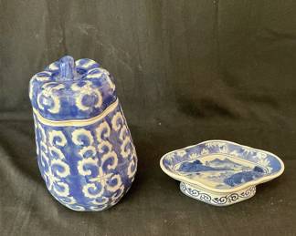 Chinese Jar And Dish
