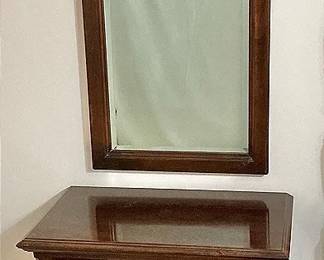 Side Table And Mirror 