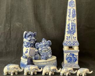Blue And White Porcelain Decor
