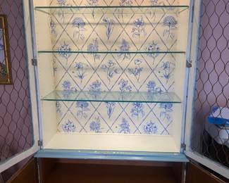 Vintage China Cabinet…a few blemishes , but overall good condition. Priced accordingly!
