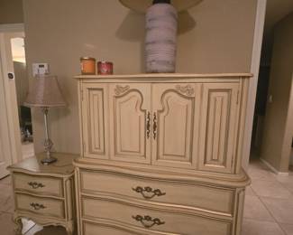 Vintage Highboy Dresser
