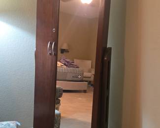 Jewelry Cabinet & Mirror Combo