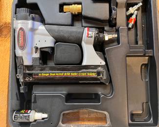 Pin Nailer/Crown Stapler Combo with Fasteners