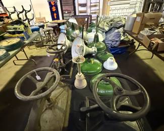 Cast Iron book Presses and Porcelain/Explosion proof Lighting 