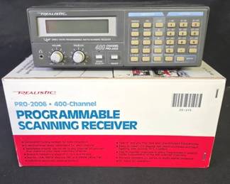 Realistic Pro2006 400 Channel Scanning Receiver 