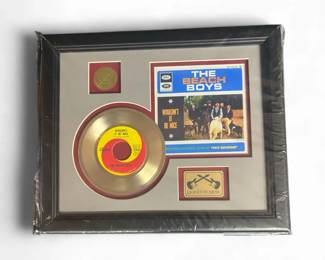  001 Beach Boys45 RPM Gold Record 1 Of 500 Made