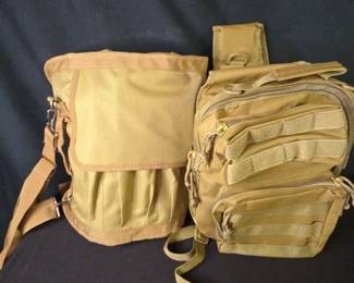 Military Style Tactical Bags Full Of Goodies 