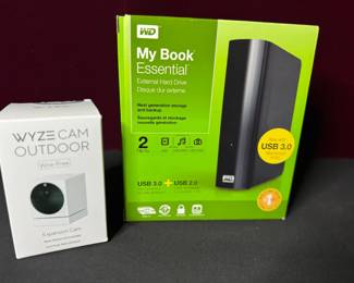 Wyze Cam Outdoor My Book Essential External Hard Drive