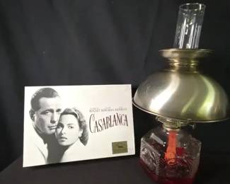 70th Anniversary Box Set Casablanca And Vintage Oil Lamp