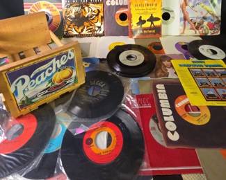 More 45s , Beach Boys Book, Peaches Crate 